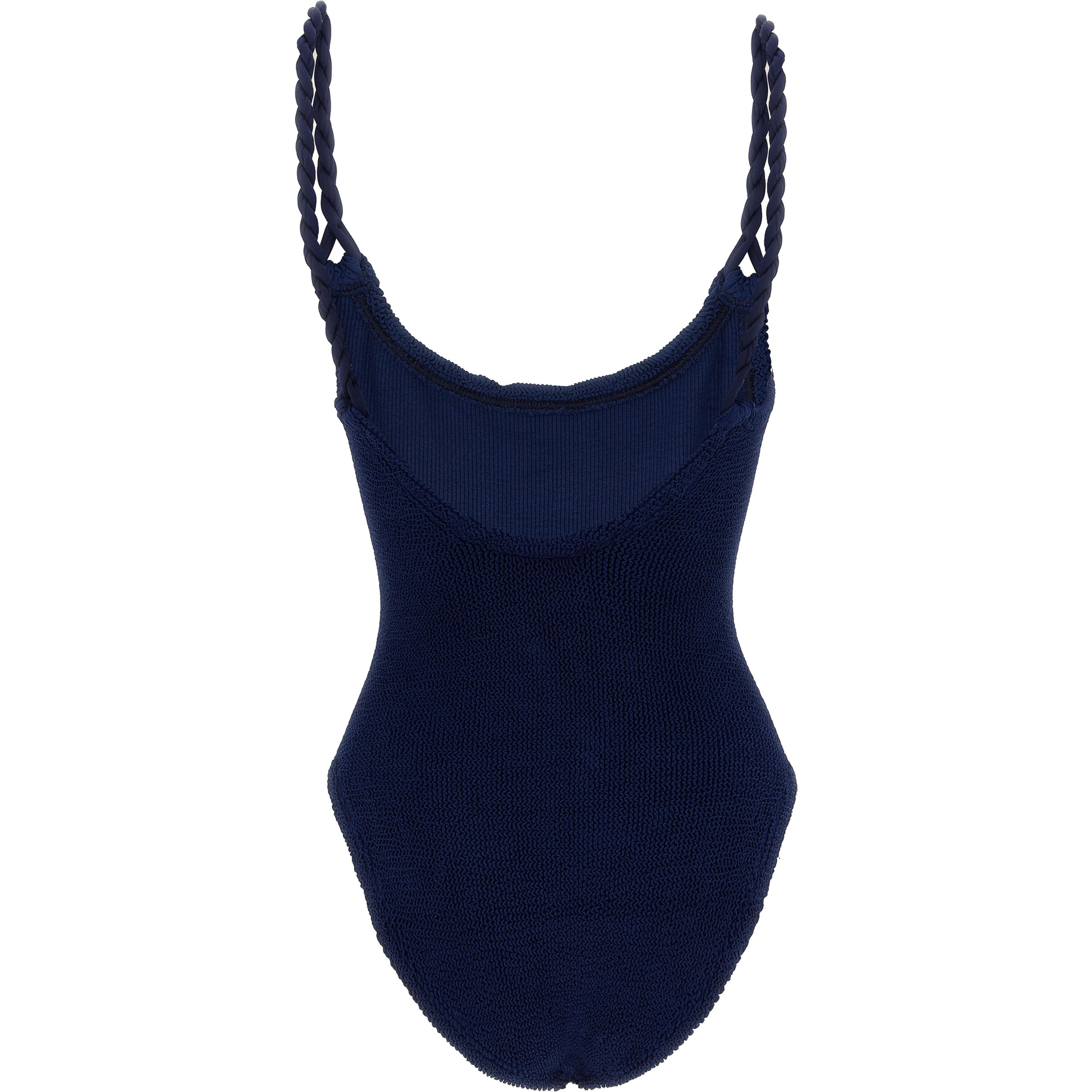 Blue Polyamide One-Piece Swimsuit