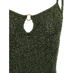 Bicolor Polyamide One-Piece Swimsuit