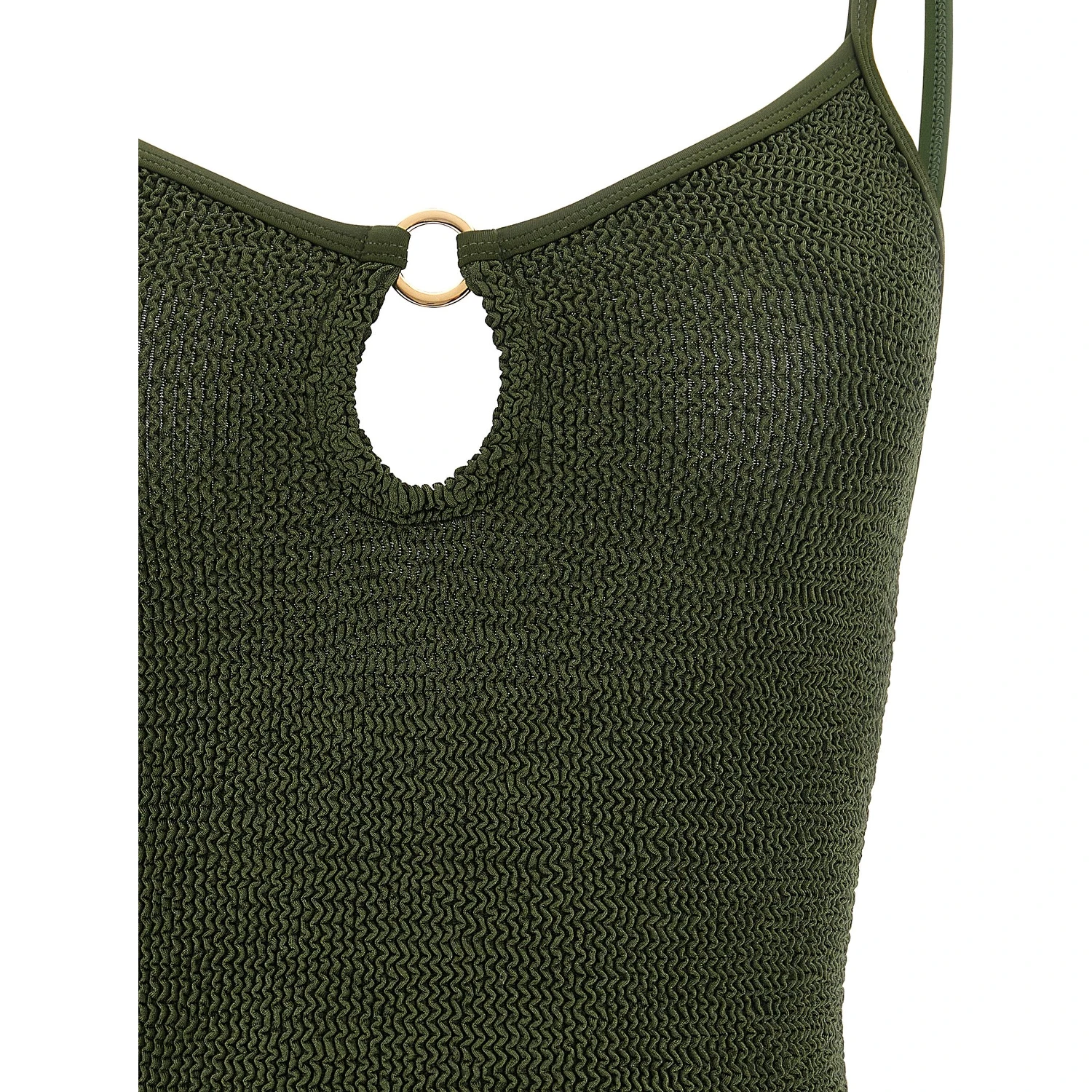 Bicolor Polyamide One-Piece Swimsuit