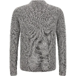 Gray Virgin Wool Cardigan