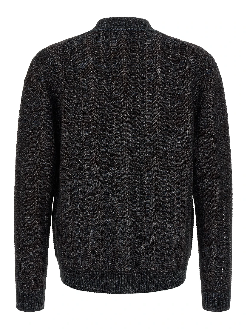 Multicolor Viscose Cardigan
