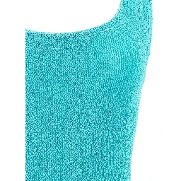 Blue Polyamide One-Piece Swimsuit