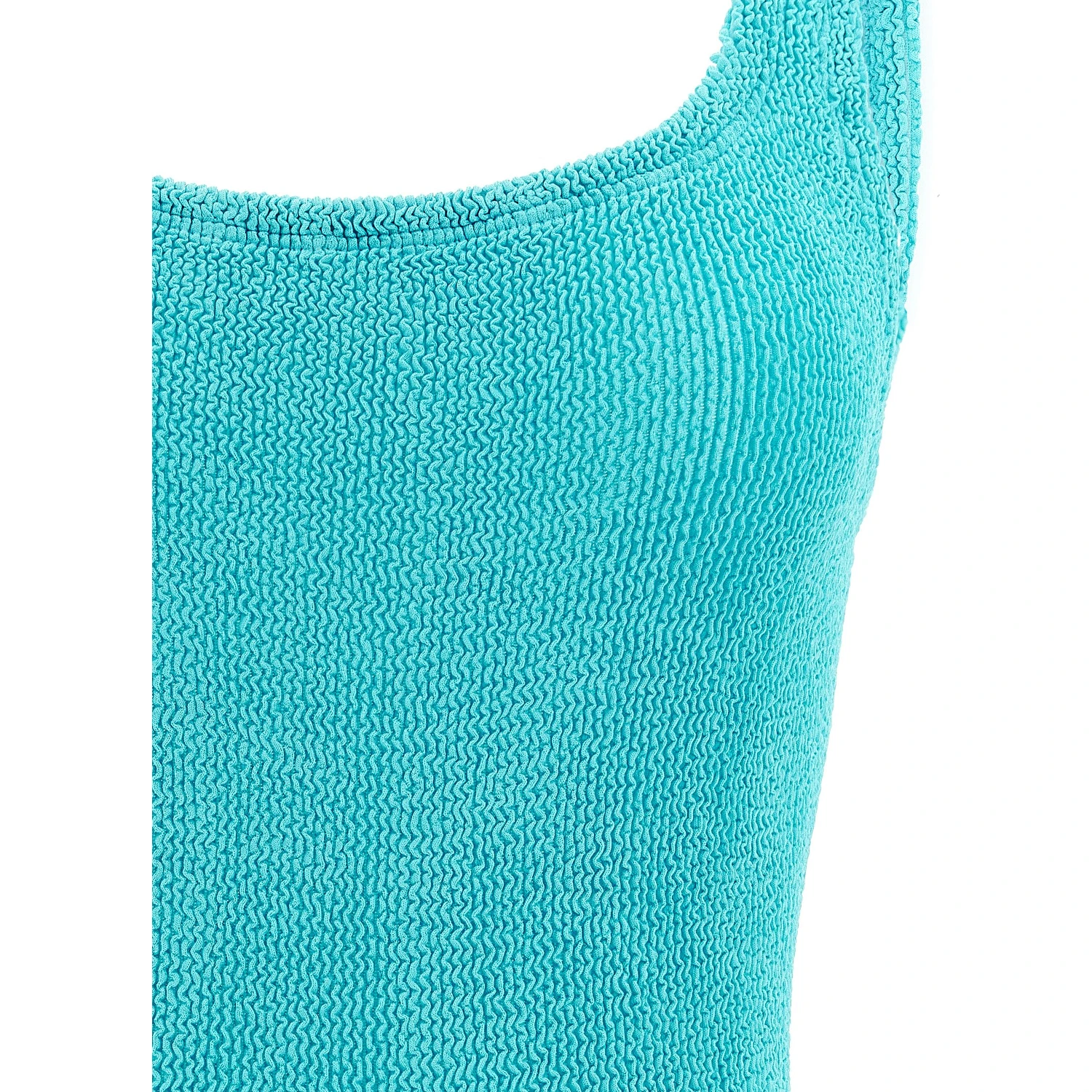 Blue Polyamide One-Piece Swimsuit