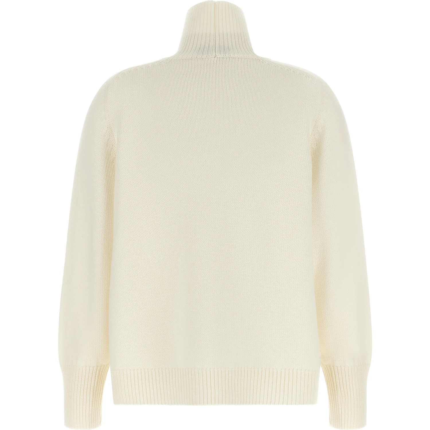 White Virgin Wool Cardigan