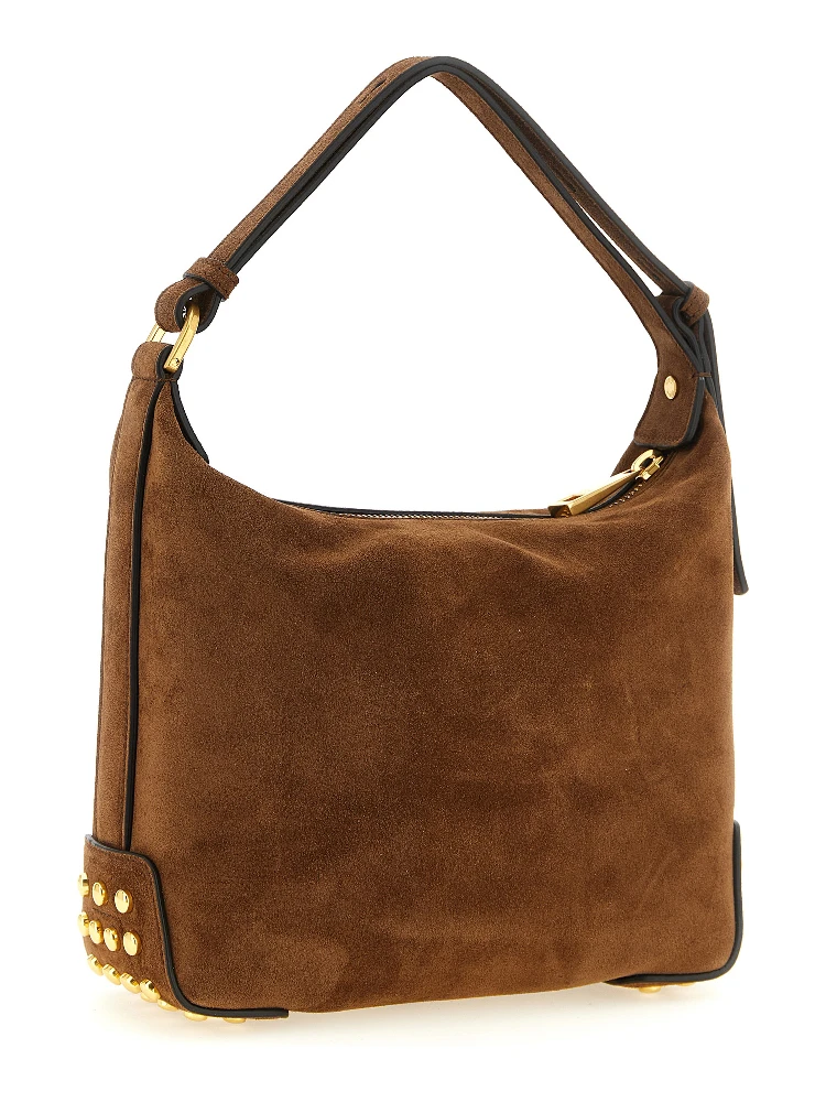 Brown Calfskin Shoulder Bag alternative
