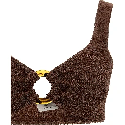 Brown Polyamide Bikini