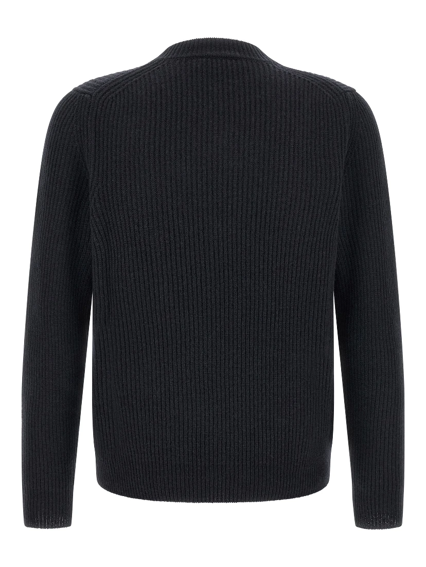 Blue Virgin Wool Cardigan