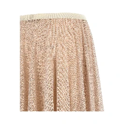 Multicolor Cotton Midi Skirt