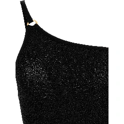 Black Polyamide One-Piece Swimsuit
