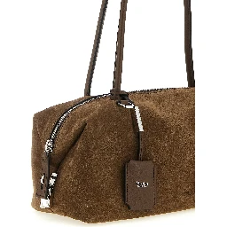 Brown Calfskin Shoulder Bag