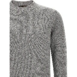 Gray Virgin Wool Cardigan