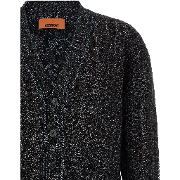 Multicolor Viscose Cardigan