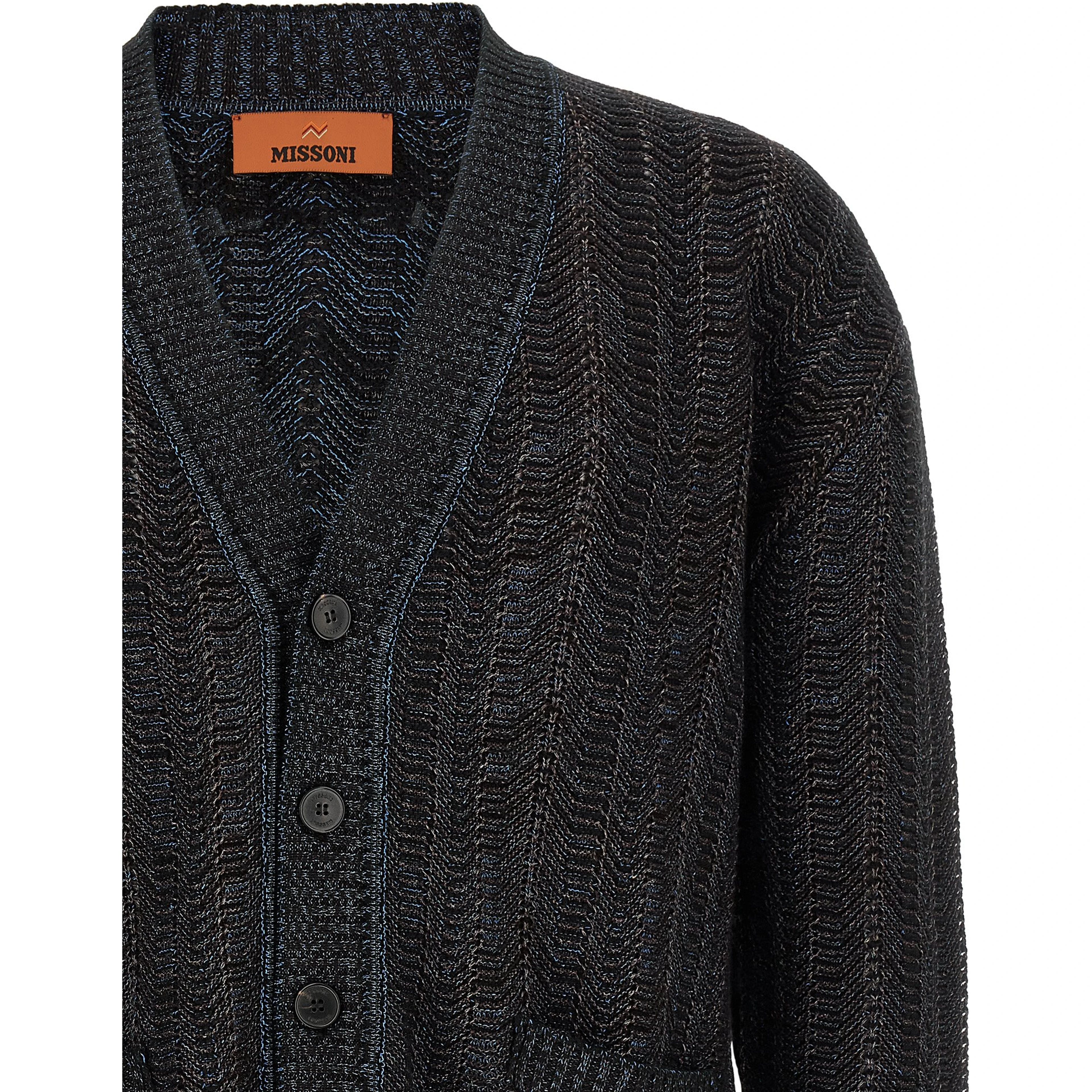 Multicolor Viscose Cardigan