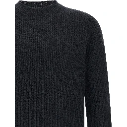 Blue Virgin Wool Cardigan