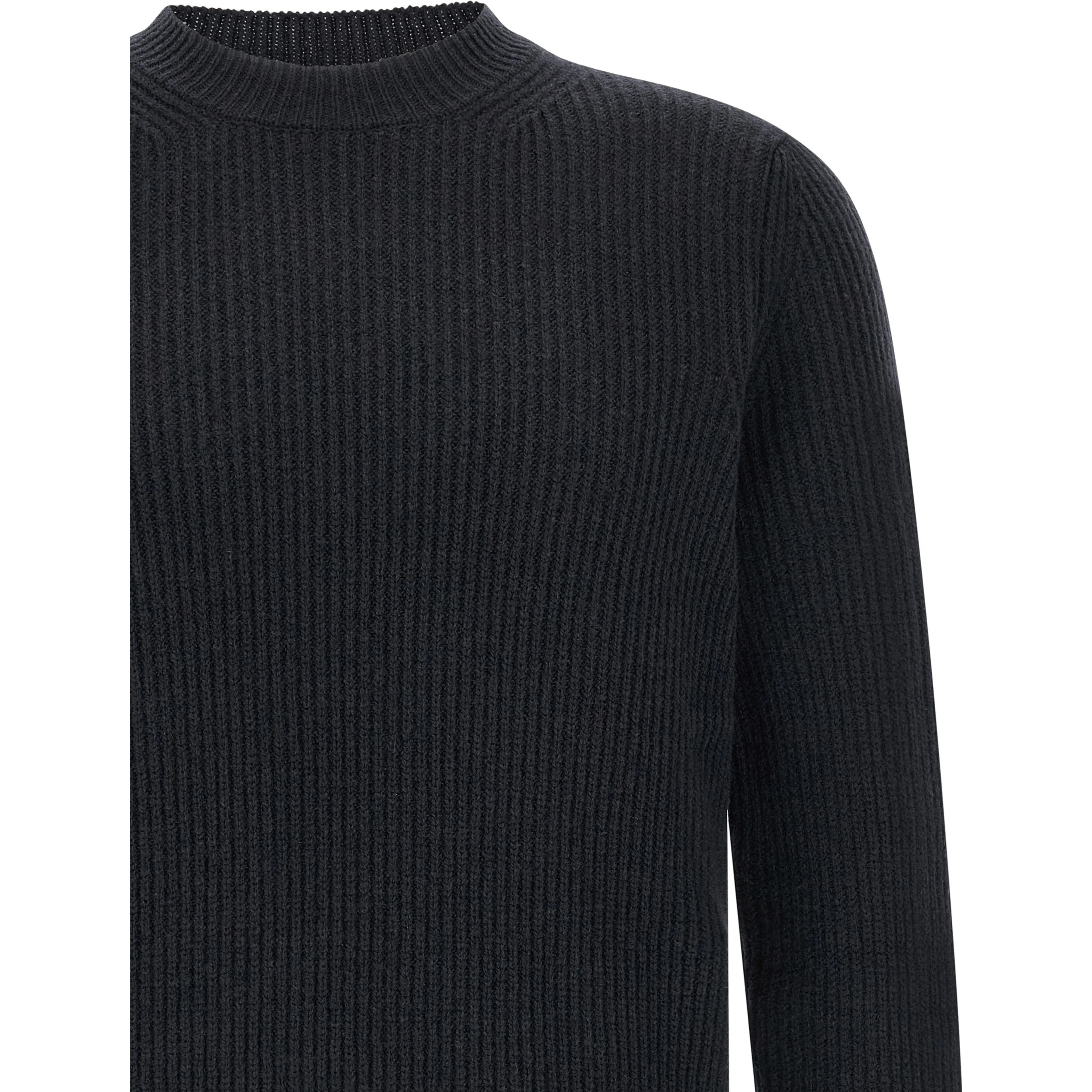 Blue Virgin Wool Cardigan