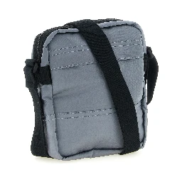 Gray Polyamide Crossbody Bag