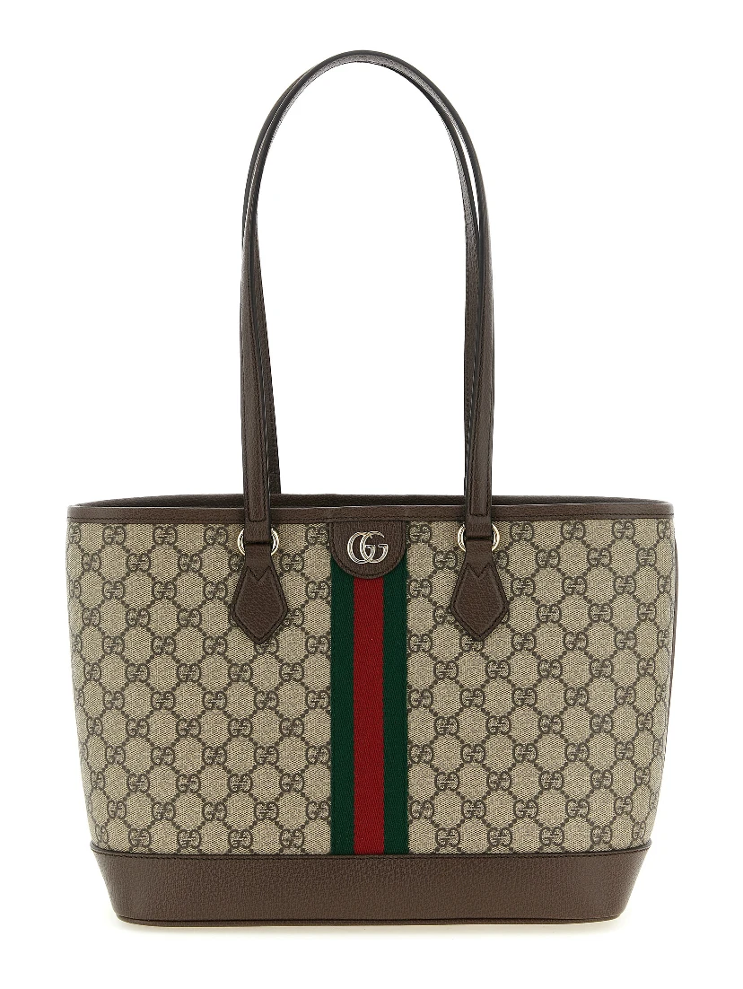 Brown Polyethylene Tote Bag