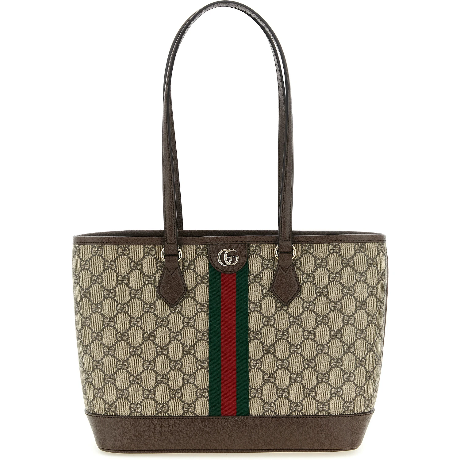 Brown Polyethylene Tote Bag