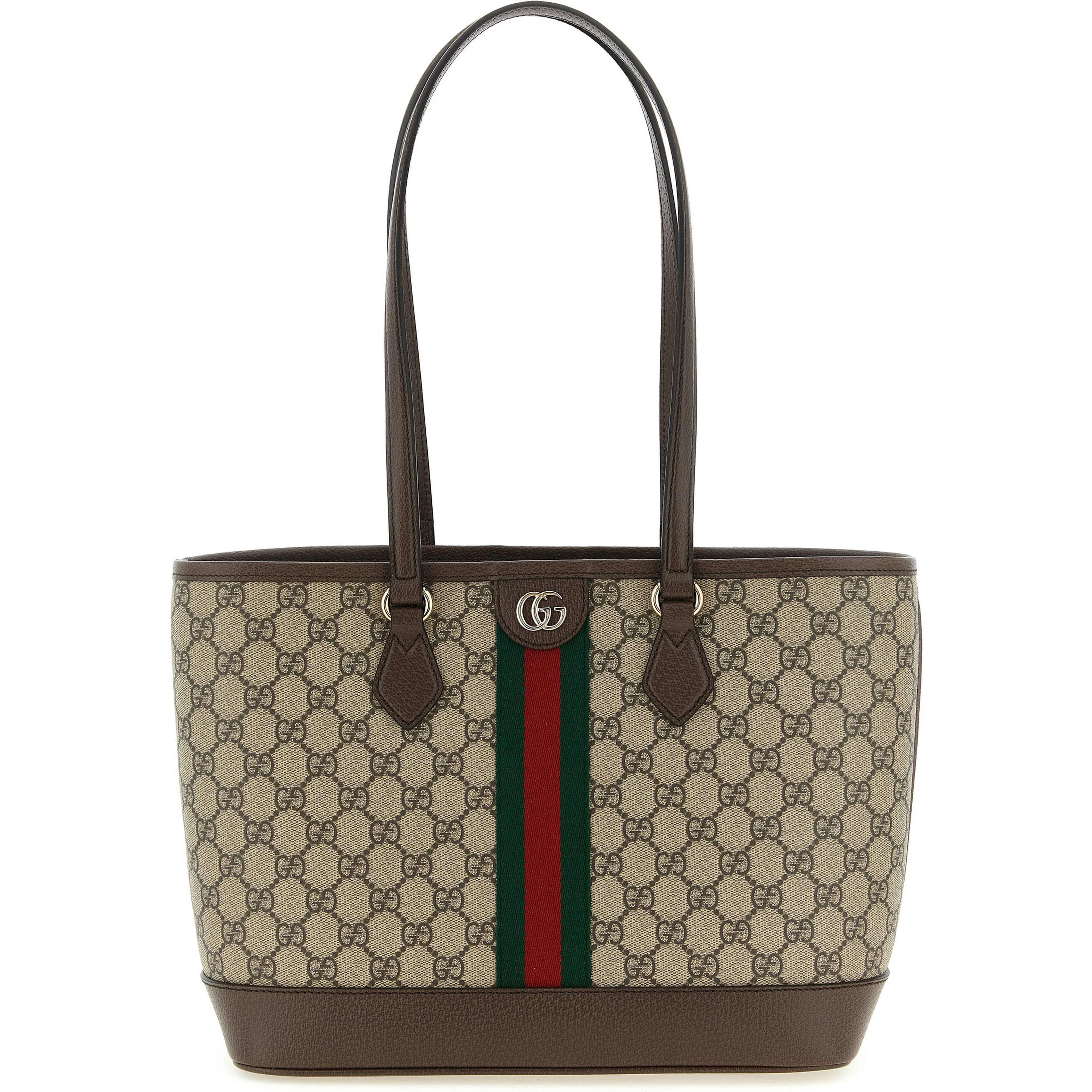 Brown Polyethylene Tote Bag