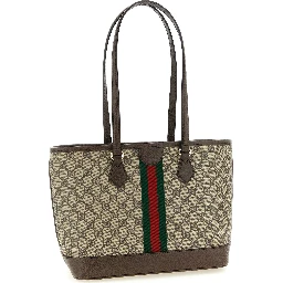 Brown Polyethylene Tote Bag