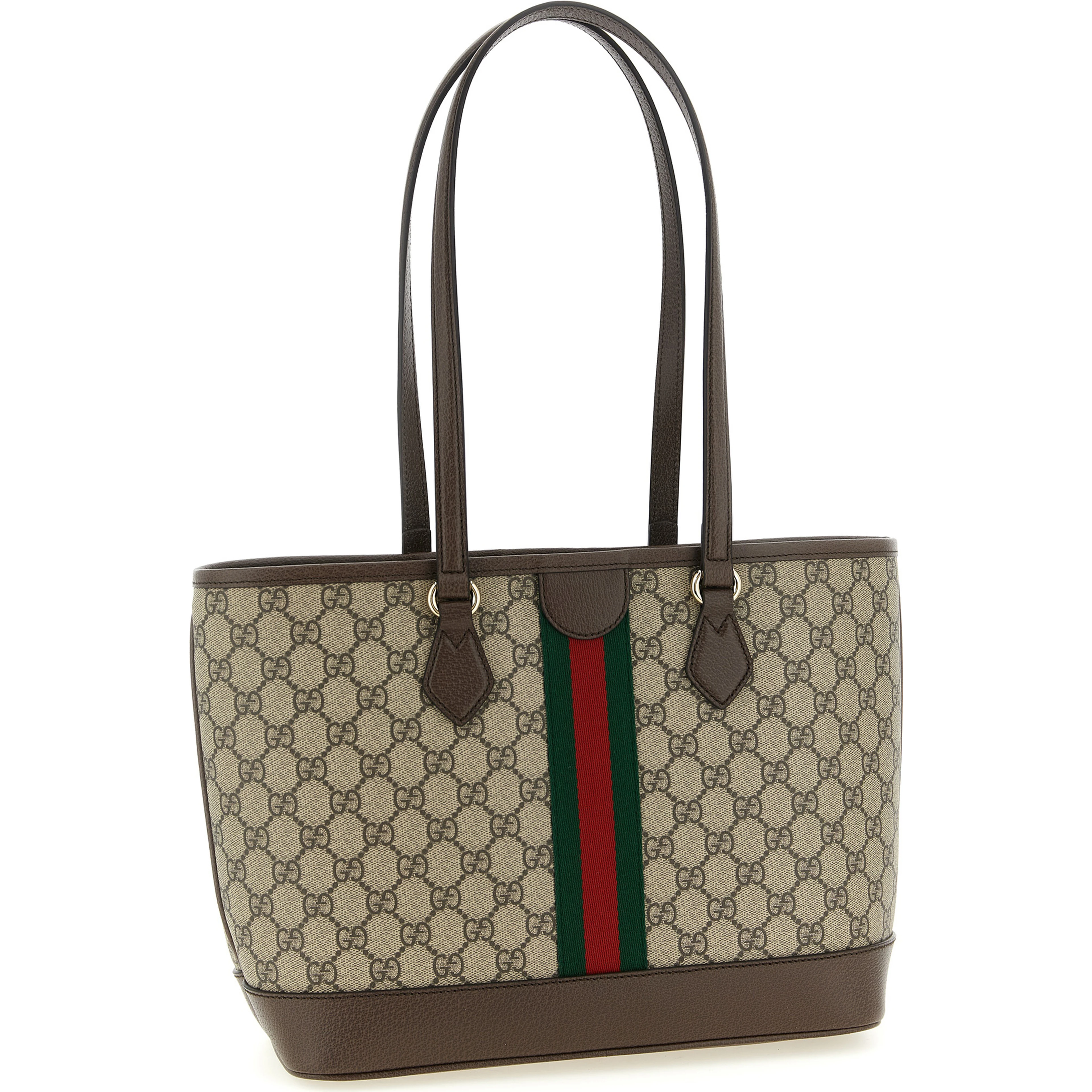 Brown Polyethylene Tote Bag