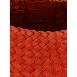 Orange Calfskin Shoulder Bag