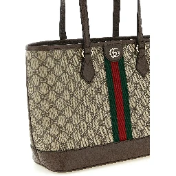 Brown Polyethylene Tote Bag