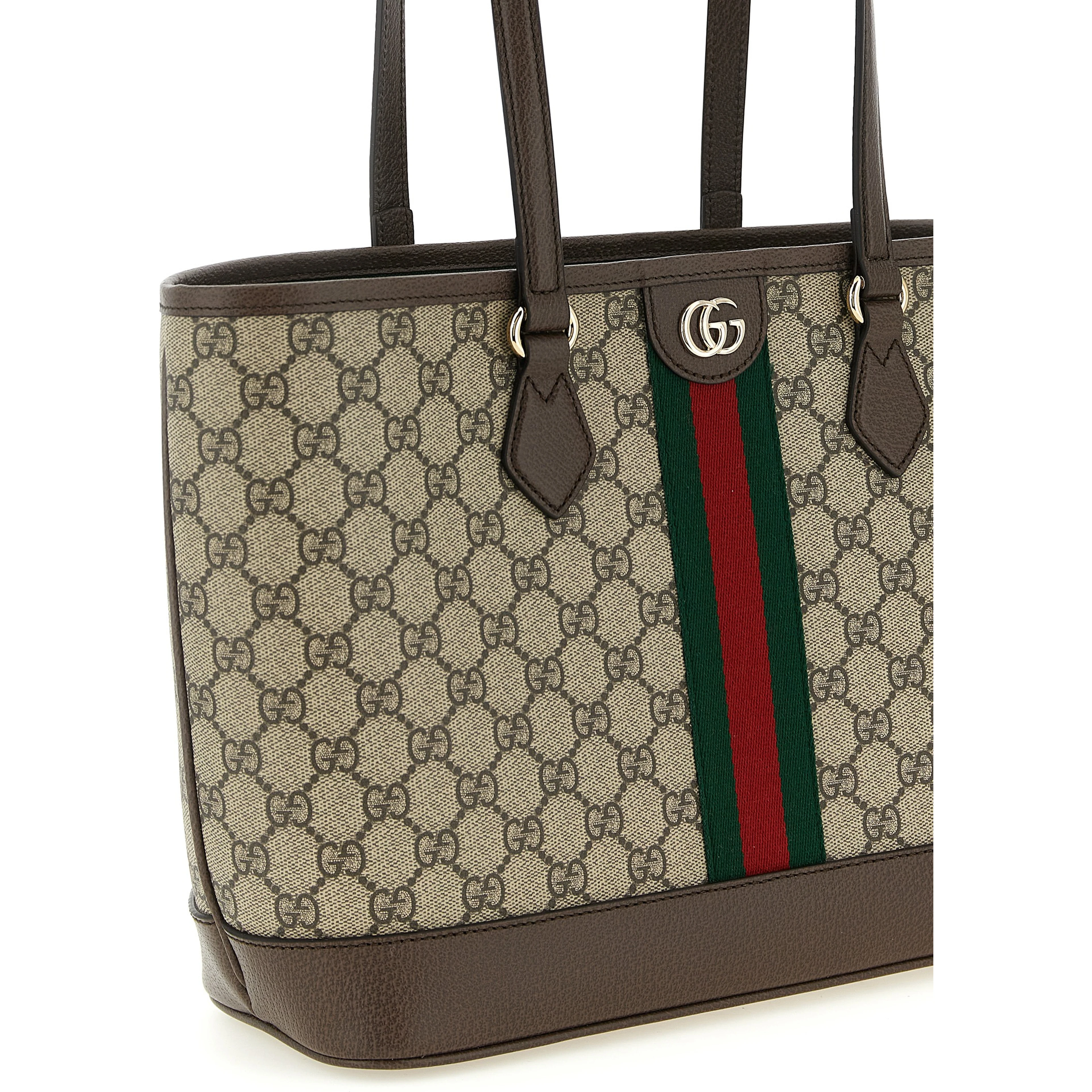 Brown Polyethylene Tote Bag