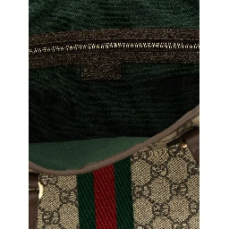 Brown Polyethylene Tote Bag