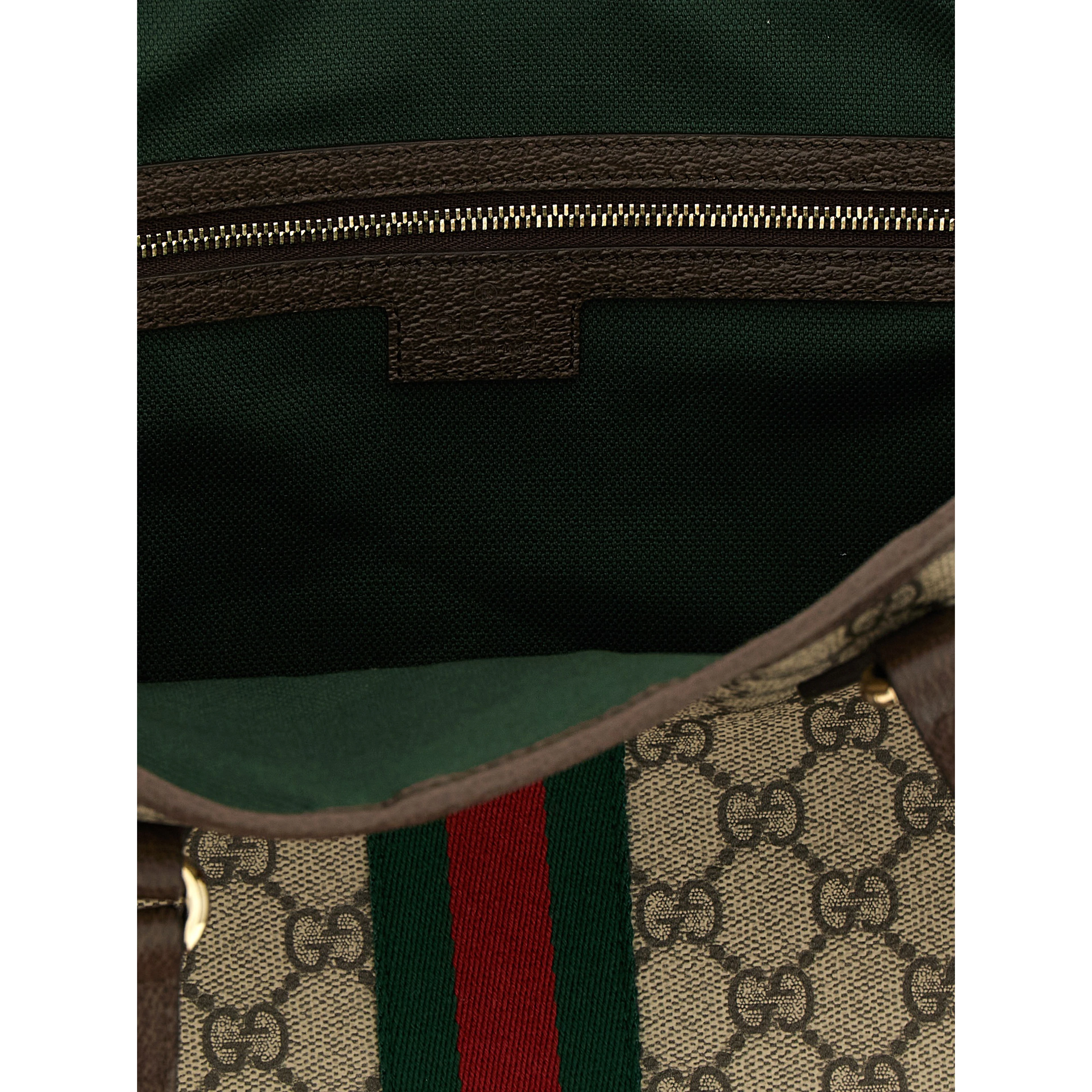 Brown Polyethylene Tote Bag