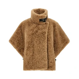 Beige Polyester Coat