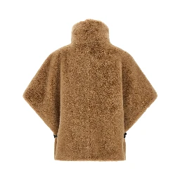 Beige Polyester Coat
