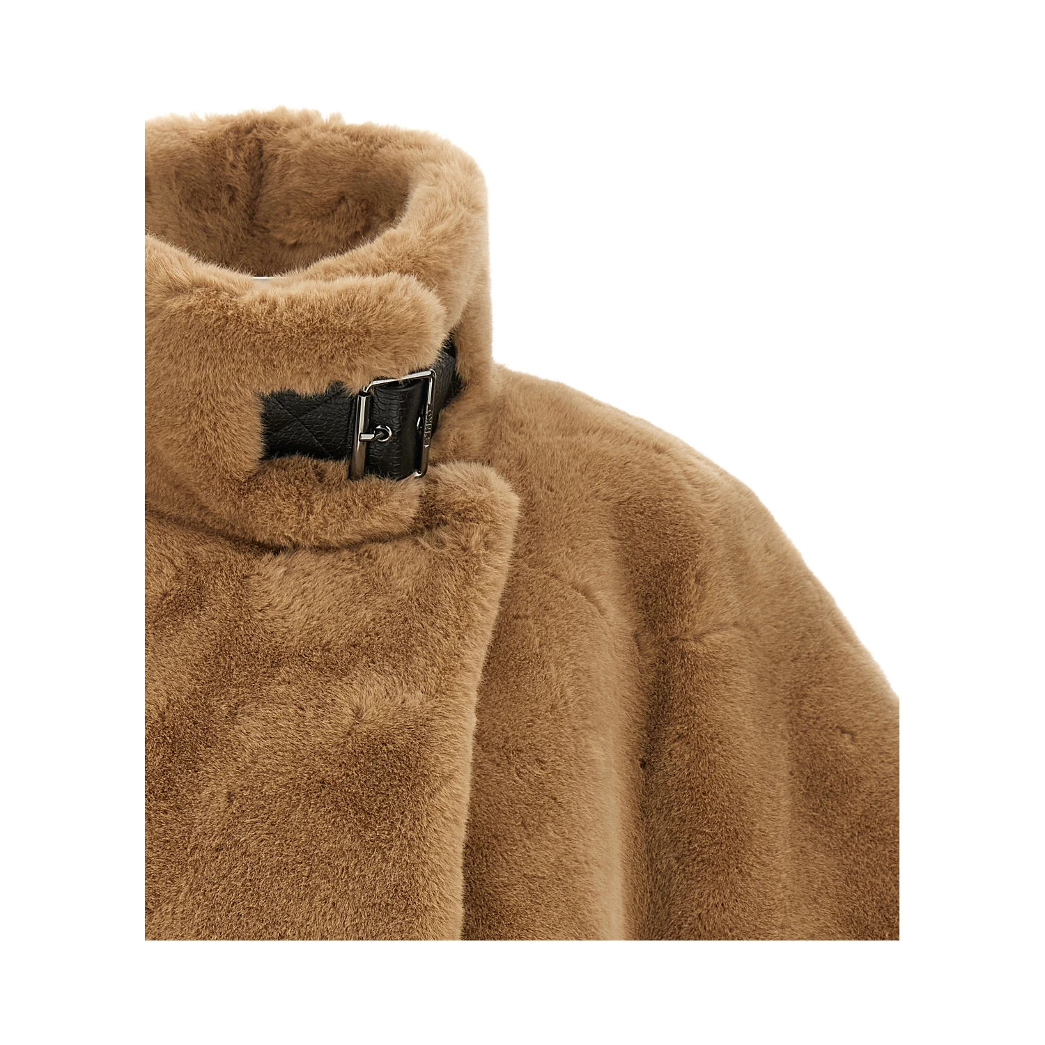 Beige Polyester Coat