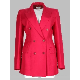 BLAZER DOPPIOPETTO IN VISCOSA E LINO