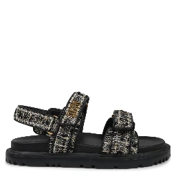 "CANNAGE TWEED" SANDAL