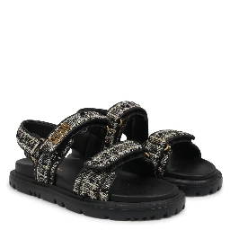"CANNAGE TWEED" SANDAL