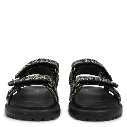 "CANNAGE TWEED" SANDAL