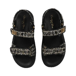 "CANNAGE TWEED" SANDAL