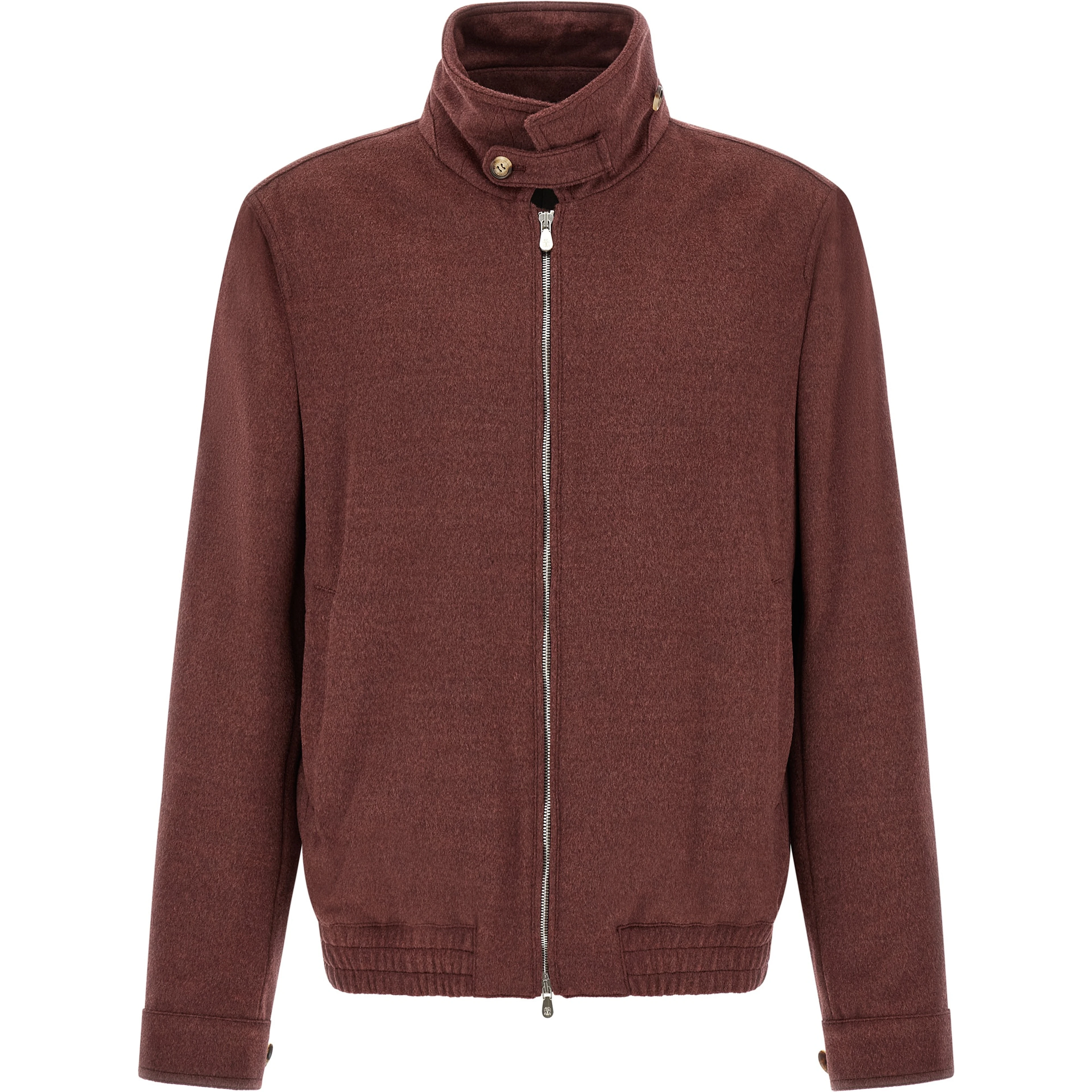 Bordeaux Virgin Wool Bomber