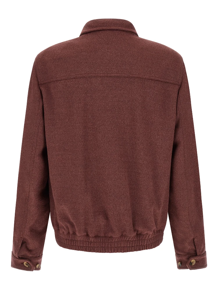 Bordeaux Virgin Wool Bomber alternative