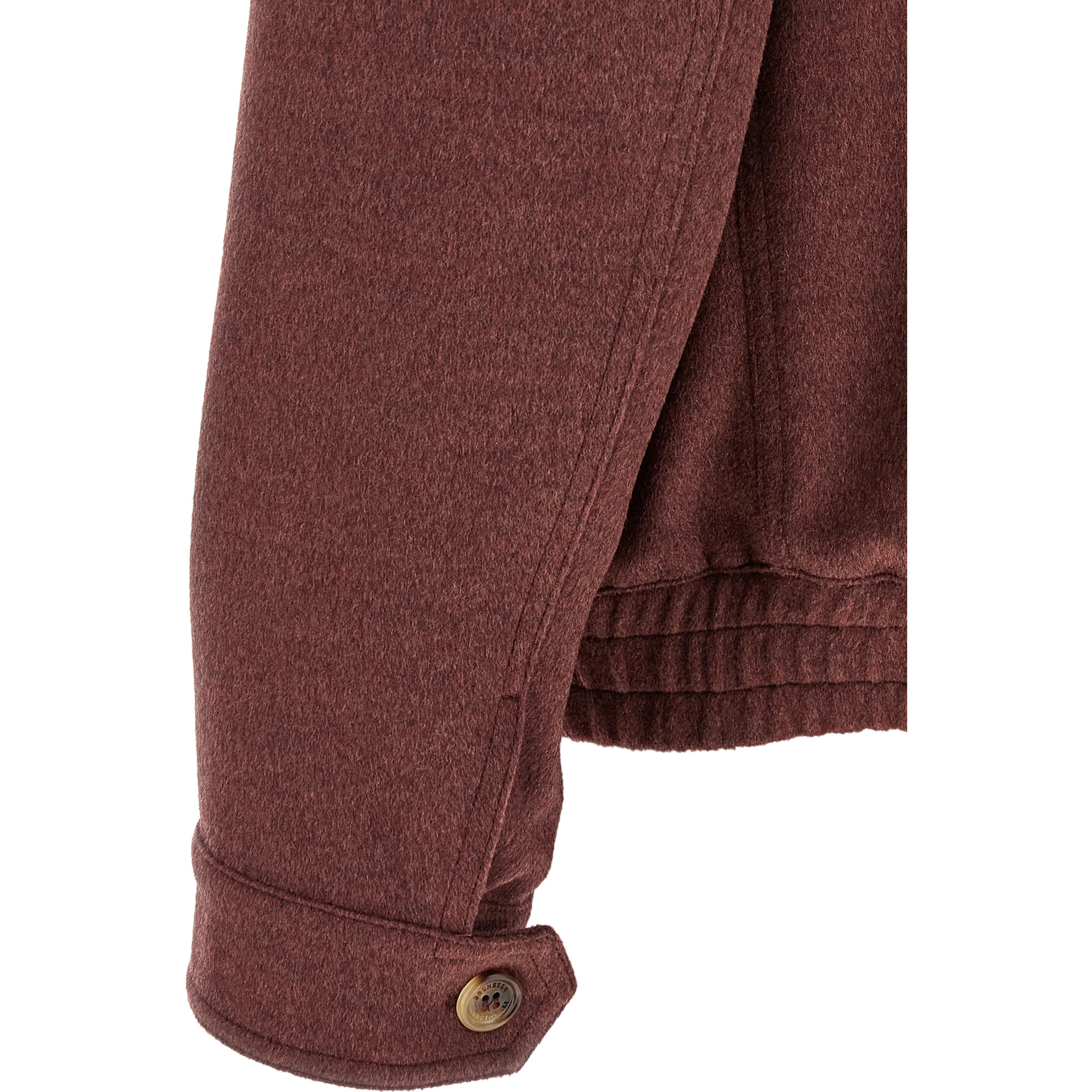 Bordeaux Virgin Wool Bomber