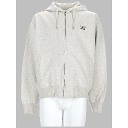 FELPA CON ZIP E CAPPUCCIO