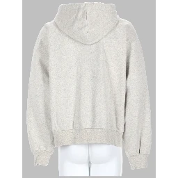 FELPA CON ZIP E CAPPUCCIO