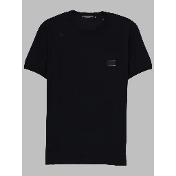 T-SHIRT IN COTONE CON PLACCA