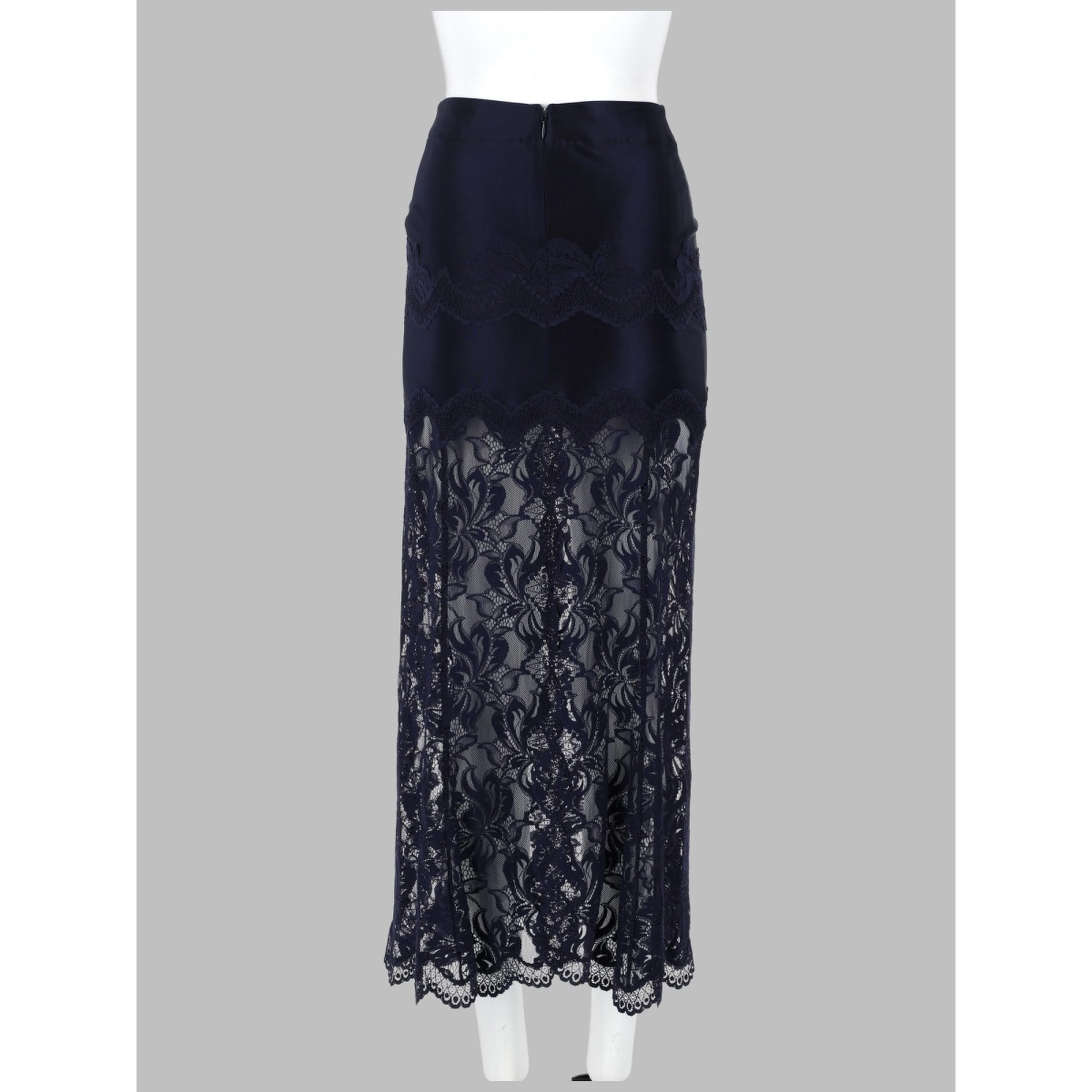 GONNA MIDI IN PIZZO E JERSEY