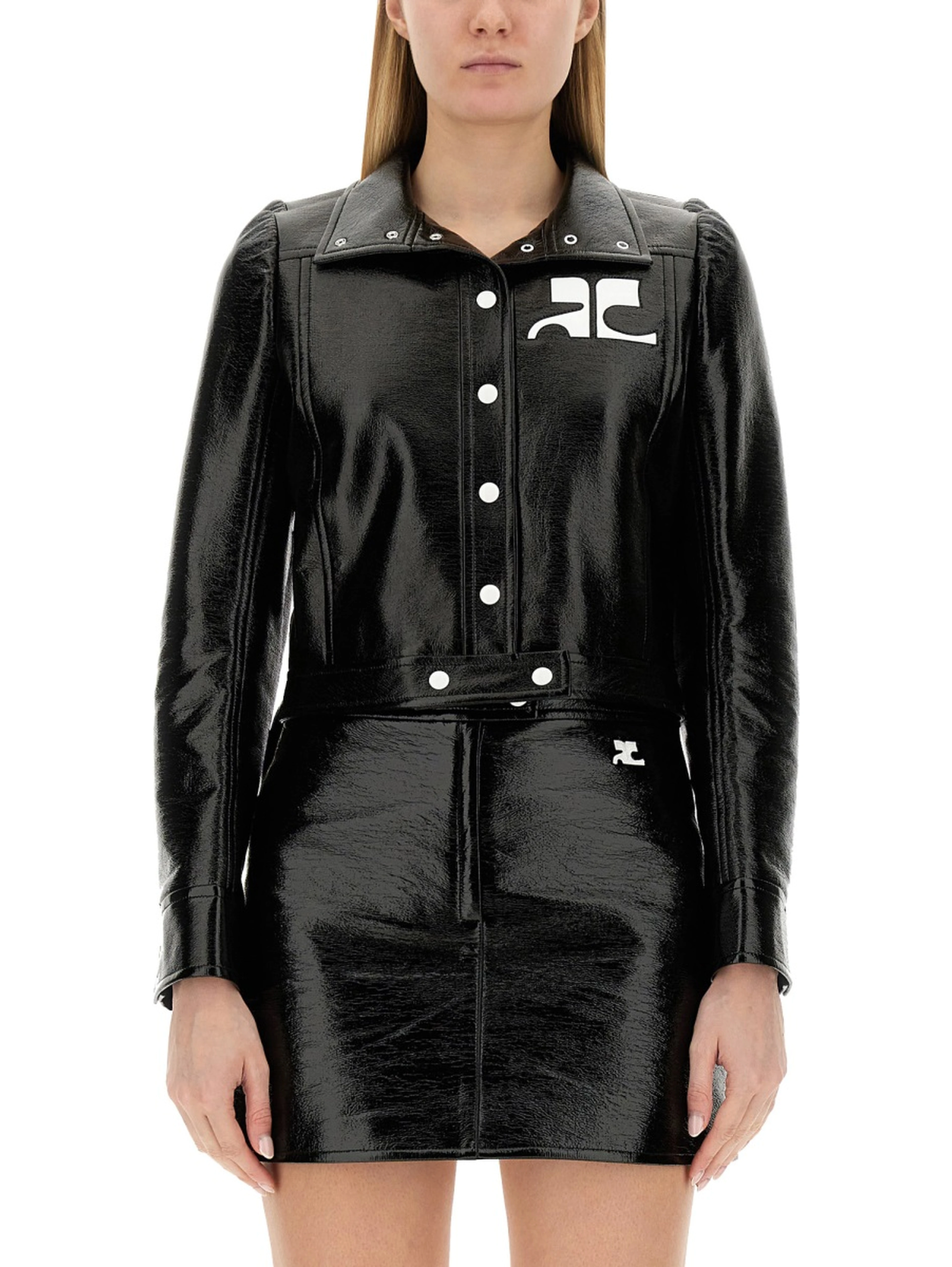 GIACCA CROP CON LOGO