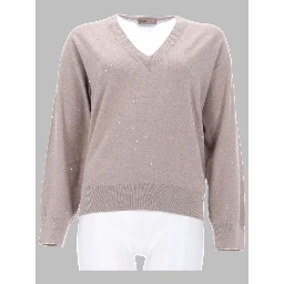 MAGLIA CON SCOLLO A V