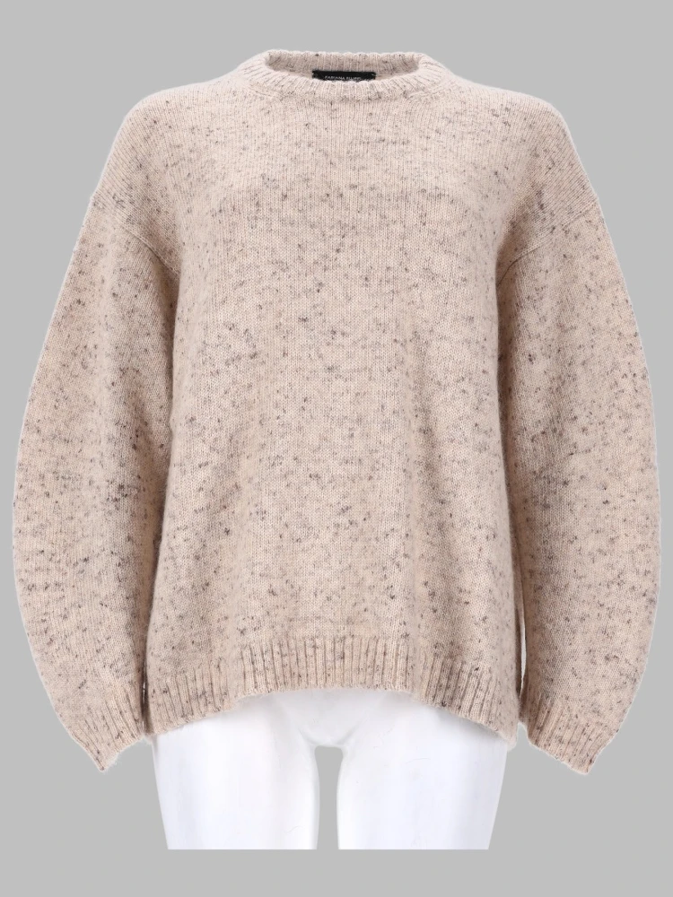 MAGLIA IN FILATO BOTTONATO CON LUREX