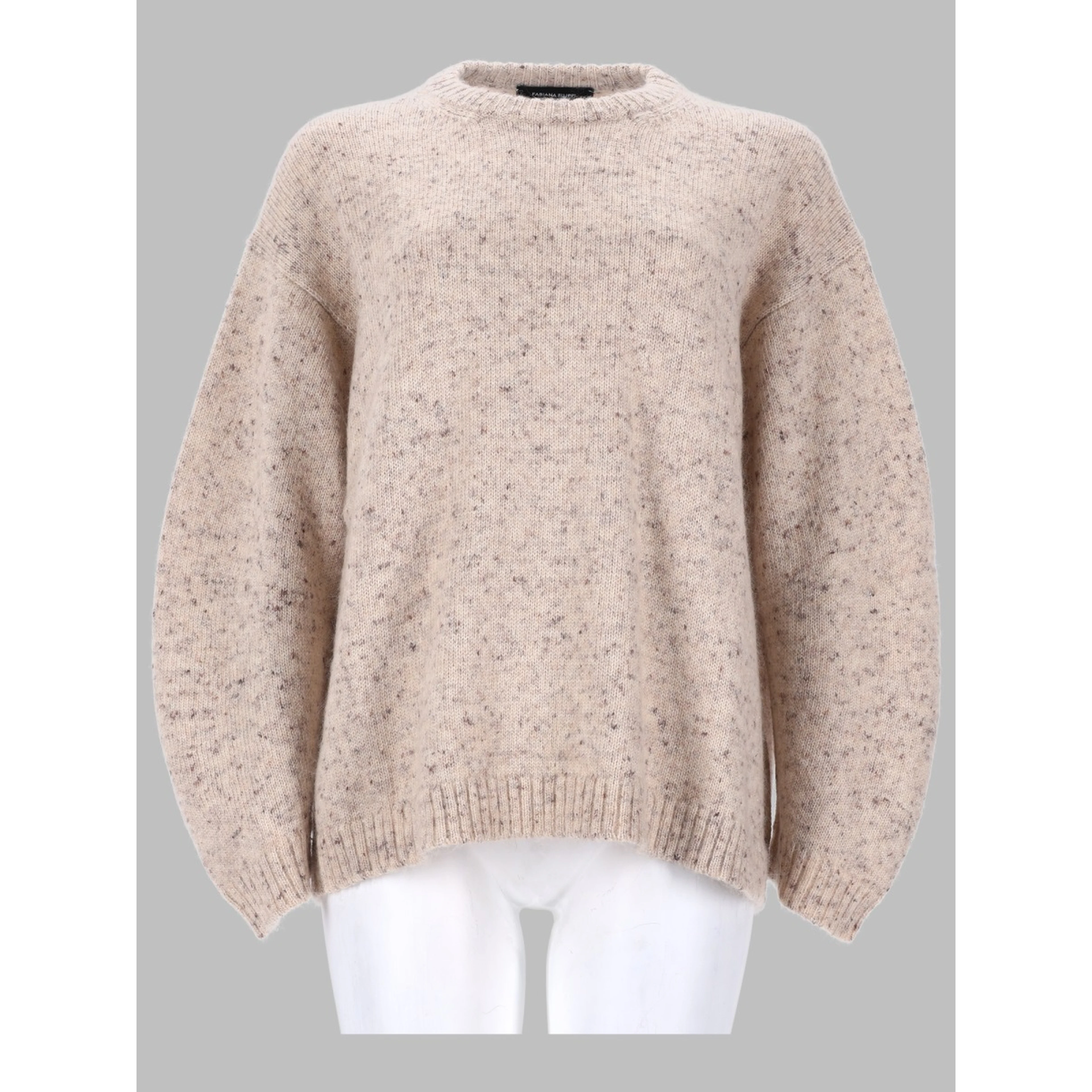 MAGLIA IN FILATO BOTTONATO CON LUREX