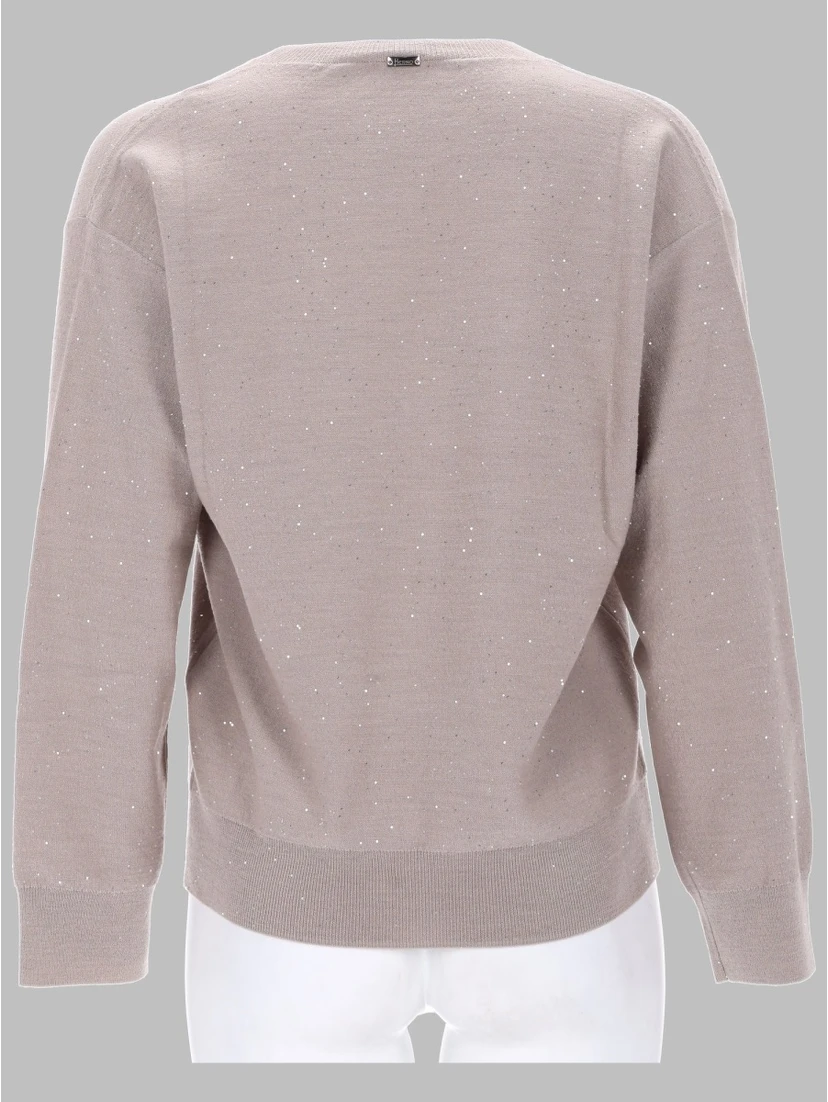 MAGLIA CON SCOLLO A V